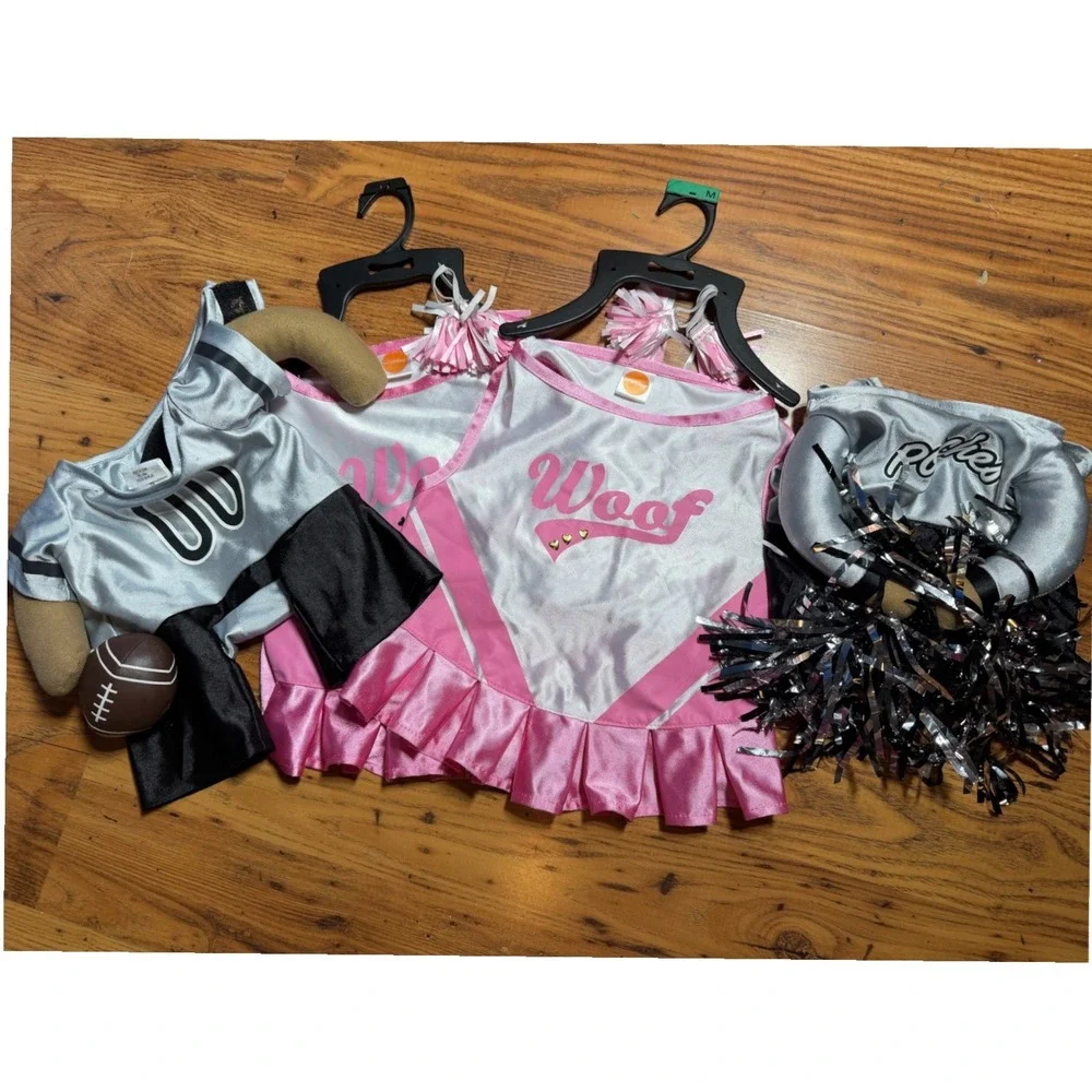 Hyde & EEK Pet Costume Lot Mummy Mermaid Cheerleader Burger S/M M New Tag